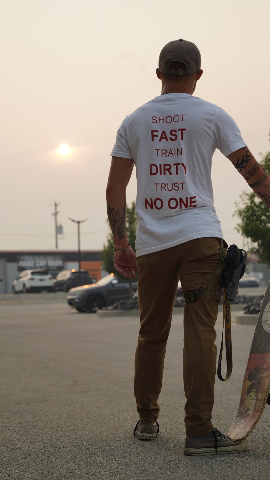ESR Collective crew walking outside Eagle Sports Range