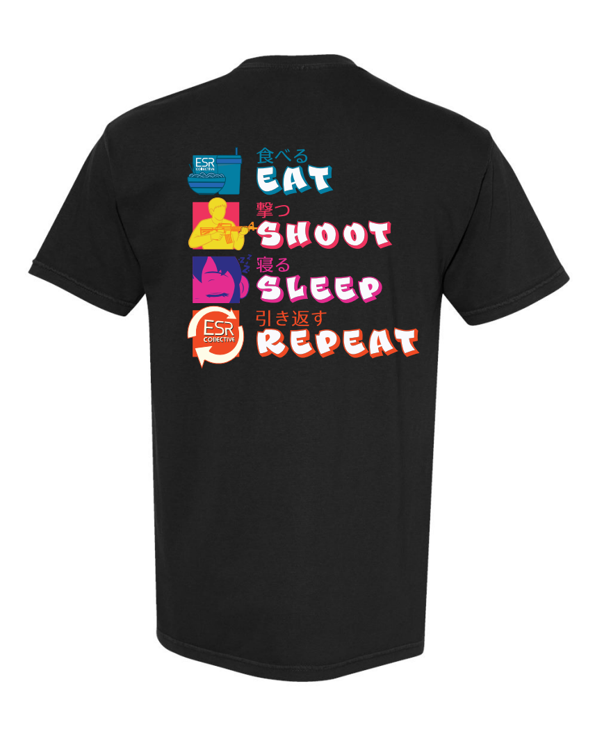 Eat Shoot Sleep Repeat Tee